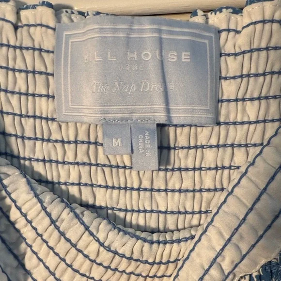 Hill House Blue and White Floral Mini Nap Dress - Picture 2 of 4